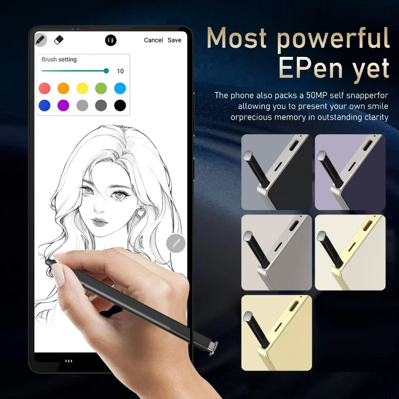 Android 12 Smartphone — 6.8-inch (17.3 cm) AMOLED 120Hz, 8GB RAM 512GB Storage, 48MP + 24MP Cameras, 5800mAh, Dual SIM, IP68