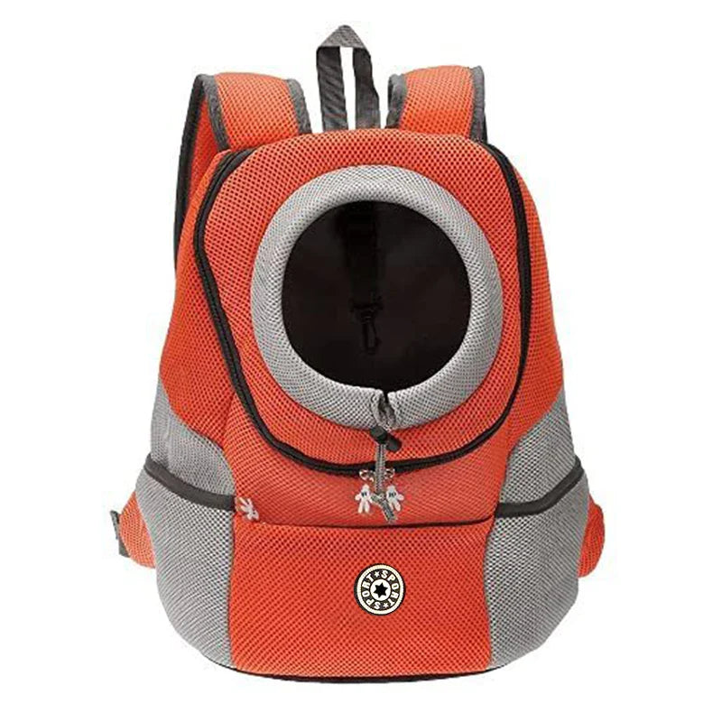 Double-Shoulder Pet Carrier Backpack for Small Dogs – Breathable Travel Dog Carrier, Fits Pets Up to 12 kg (26 lb)