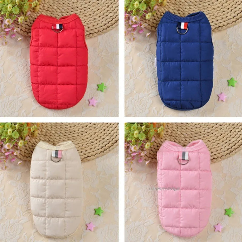 Winter Padded Windproof Dog Coat for Small Dogs - Chihuahua & Puppy Jacket