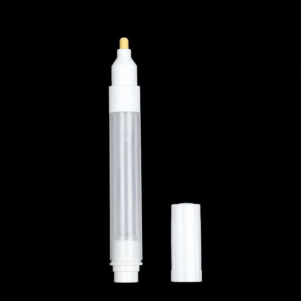 Refillable Transparent Empty Paint Pen Rod – Reusable Liquid Ink Marker Accessory for Graffiti & Chalk, Tip Sizes 0.7–50mm (0.03–1.97in)