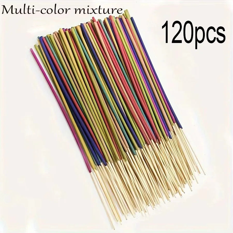 Wholesale Multi-Color Aromatherapy Incense Sticks - White Sage, Lavender, Rose, Lemongrass & Jasmine - Long-Lasting Home Fragrance