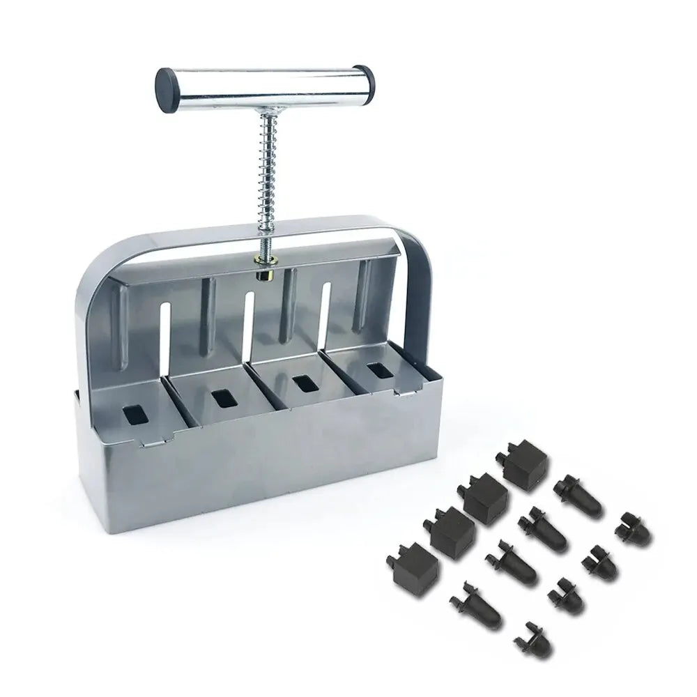 2-Inch (5 cm) Handheld Soil Block Maker - Manual Seedling Soil Blocker for Greenhouse & Home Garden