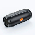 Portable Bluetooth Subwoofer Speaker — Wireless Outdoor Stereo with FM Radio, TF Card & USB, Bluetooth 5.0, Rechargeable, 3D Surround