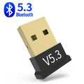 USB Bluetooth 5.3 Adapter USB Dongle for PC Laptop - Wireless Receiver for Mouse Keyboard Speaker, Windows 7/8.1/10/11