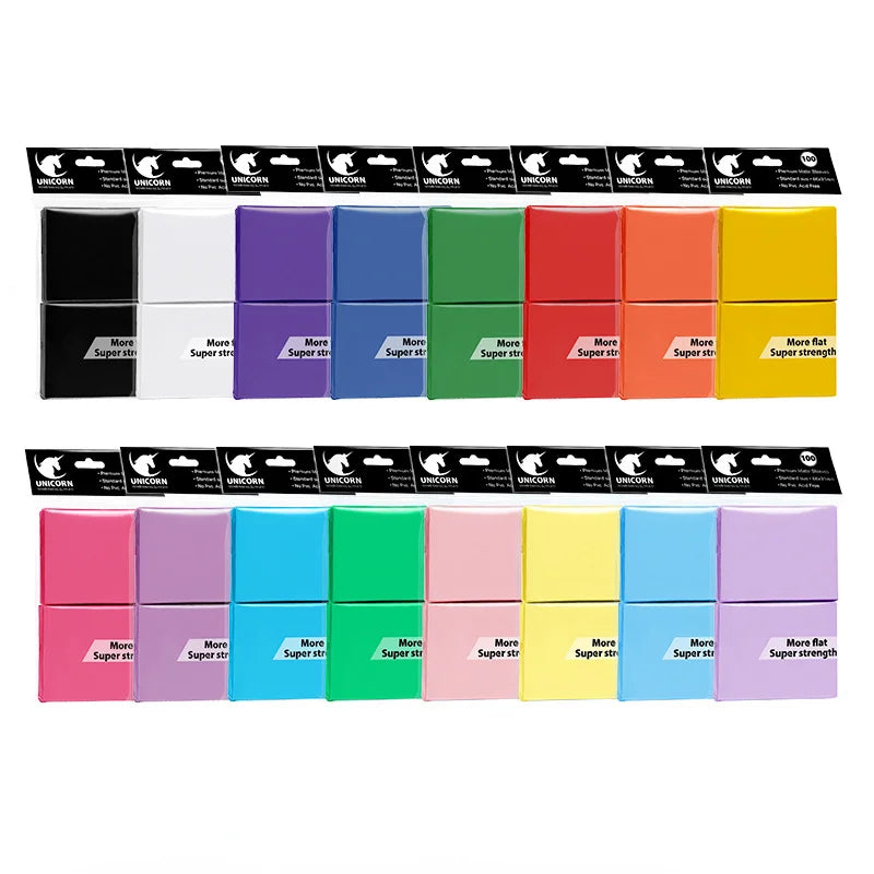 100-Pack Matte Card Sleeves 66 x 91 mm (2.6 x 3.6 in) – Standard TCG Trading Card Protectors for Tarot & Board Games