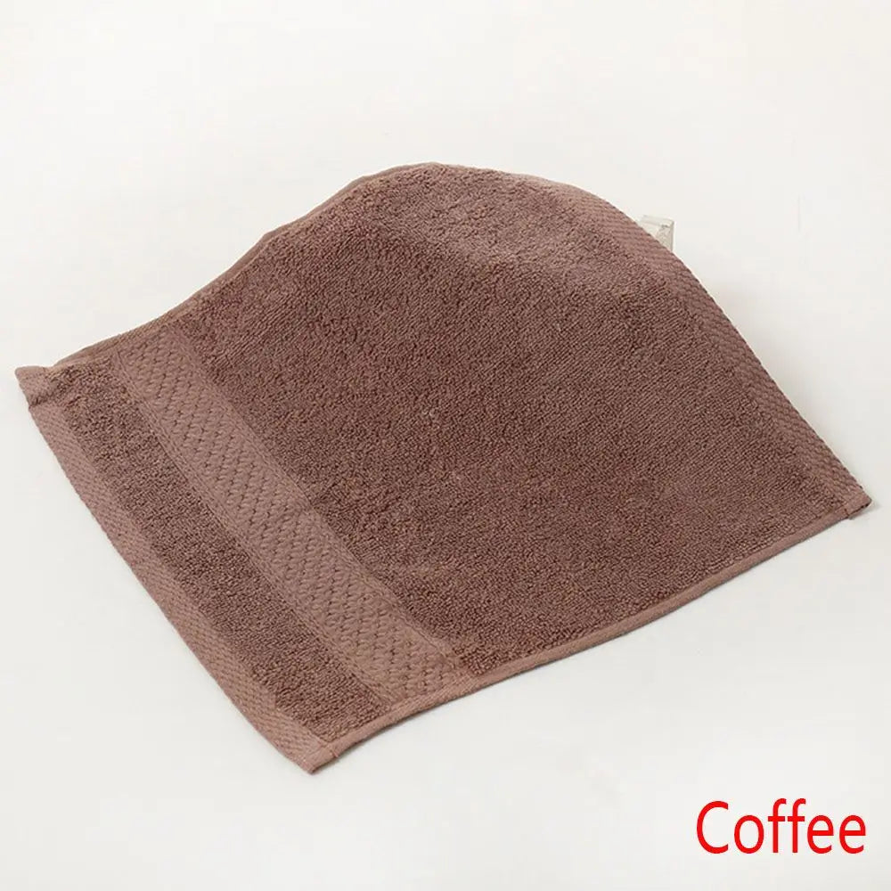 Cotton Antibacterial Absorbent Face & Body Wash Cloth - Square 34 x 34 cm (13.4 x 13.4 in)