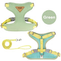 Breathable No-Pull Puppy Harness and Leash Set for Small & Medium Dogs and Cats, Ideal for French Bulldog Chihuahua Poodle