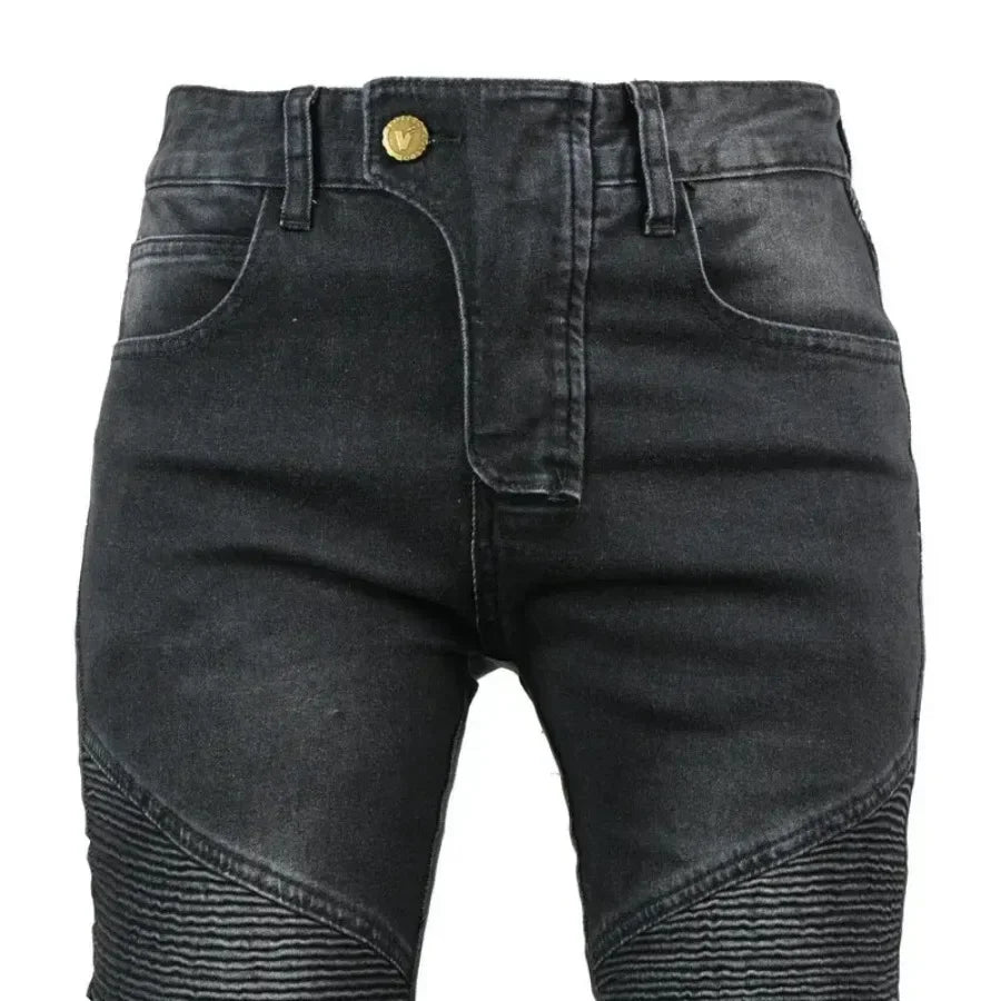 Women's Motorcycle Riding Jeans - Protective Moto Pants, Waterproof & Windproof Touring Trousers