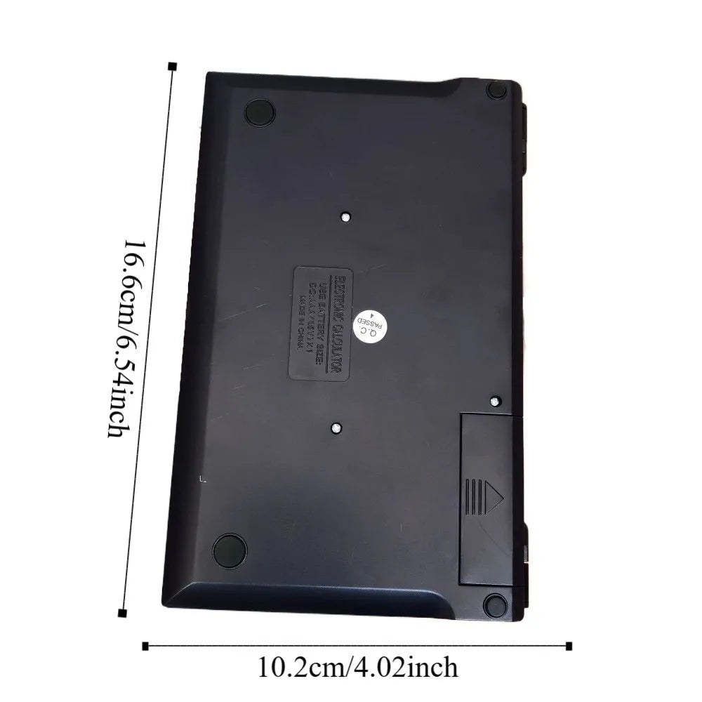 Foldable Flip Solar Calculator 12-Digit Large Screen Portable Financial Office Calculator