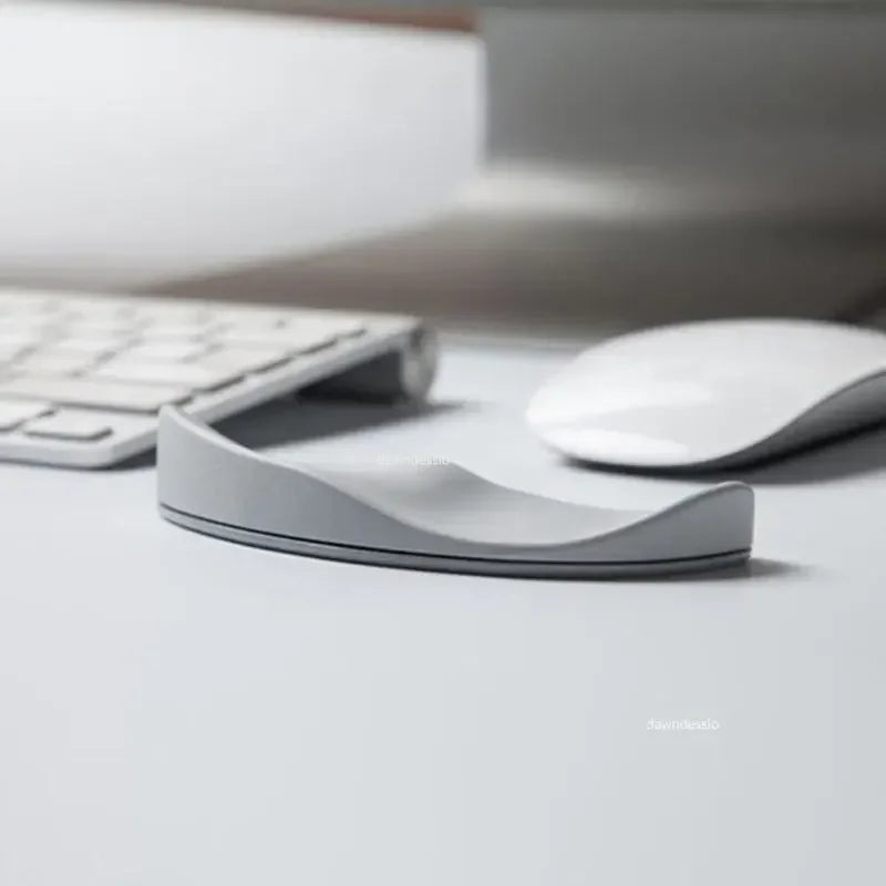 Ergonomic Silicone Gel Wrist Rest Mouse Pad — Non-Slip Support for Office & Gaming (10 x 4 x 1.7 cm / 3.9 x 1.6 x 0.7 in)
