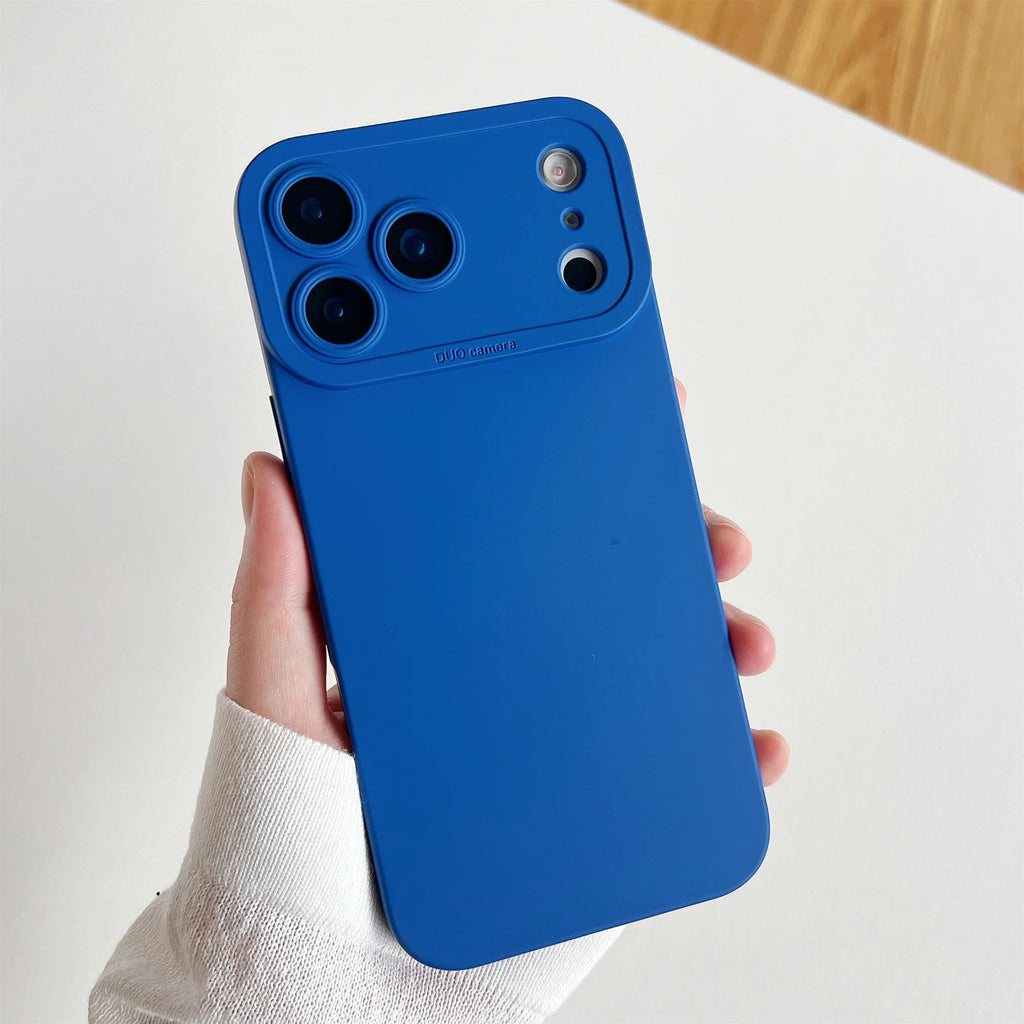 For iPhone 17 16 Pro Max iPhone 17 Air iPhone 16 Plus Case funda Shockproof Cover Promotion TPU Soft Luxtury Silicone Phone Case
