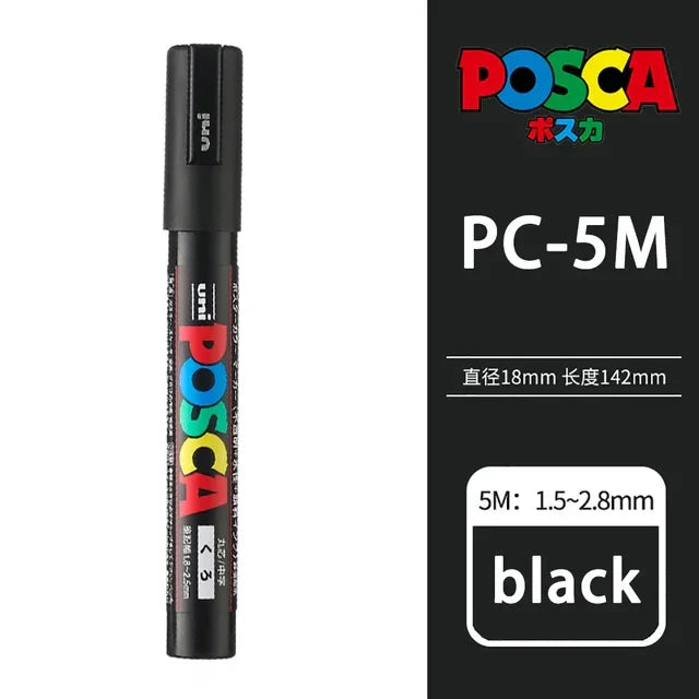 Permanent Acrylic Paint Marker Set – Quick-Dry Opaque Paint Pens for Graffiti, Crafts & Illustration