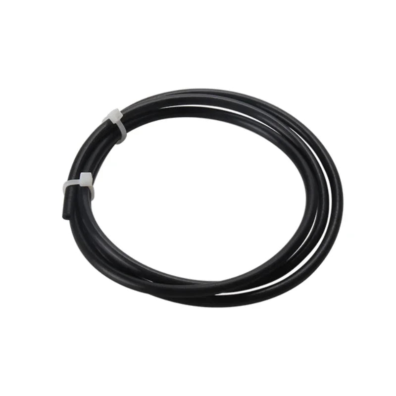 PTFE Bowden Tube for 3D Printers — 2mm ID x 4mm OD for 1.75mm Filament, 1/2/4 Meter Options (J-head & MK8 Compatible)
