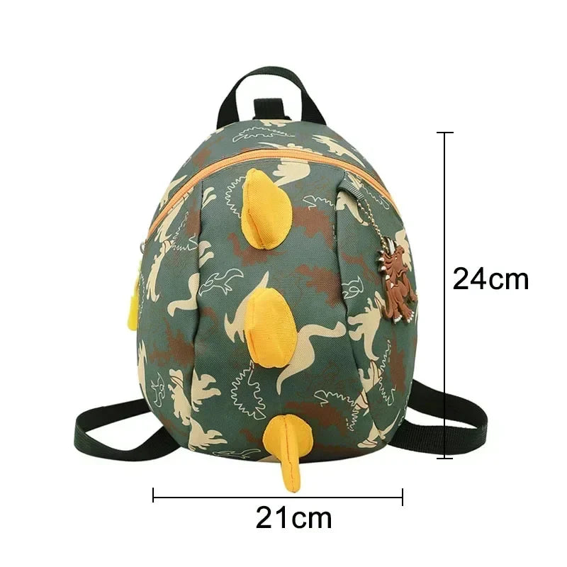 Dinosaur Toddler Safety Harness Backpack – Anti-Lost Wrist Link Kids School Bag (Ages 4-6)