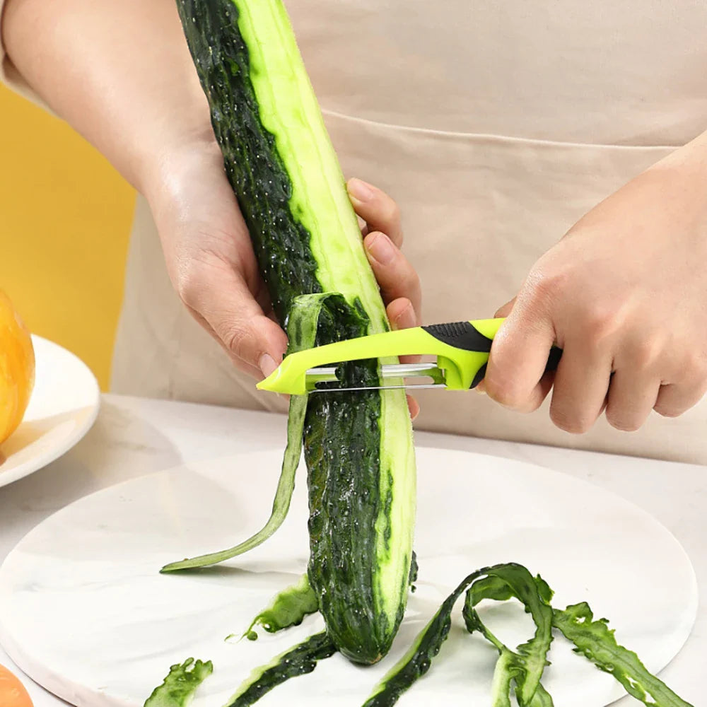 Multifunctional Stainless Steel Potato Peeler & Vegetable Knife – Kitchen Fruit & Veg Peeling Tool