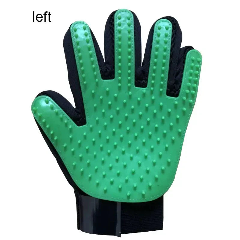 Silicone Pet Grooming Glove – Single Right-Hand Deshedding Brush & Massage Mitt for Dogs & Cats, 16×24 cm (6.3×9.4 in)