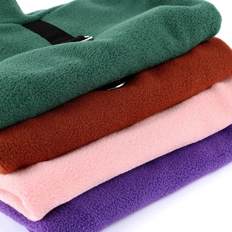Fleece Warm Dog Sweater Vest — Autumn Winter Coat for Small Dogs (Chihuahua, French Bulldog, Yorkie)