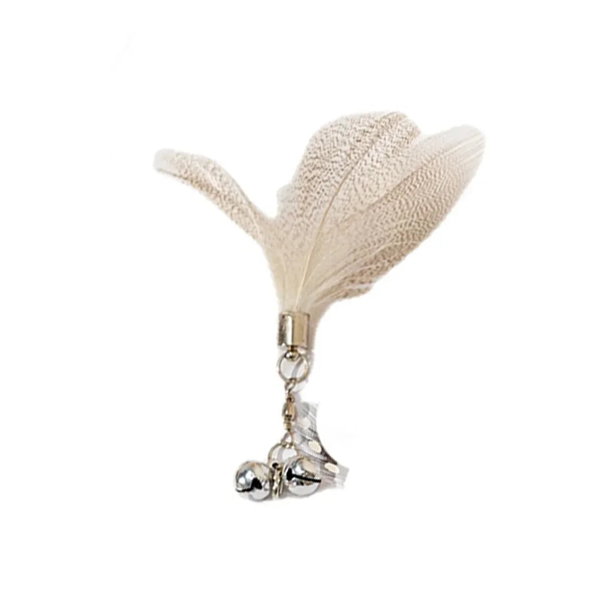 Interactive Cat Feather Toy Refill Kit – Feather Birds, Faux Worm & Foam Ball with Bell for Kittens