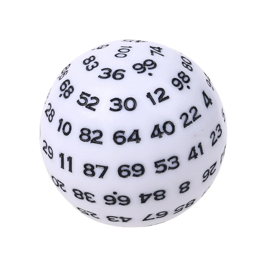 100-Sided D100 Acrylic Dice 48mm / 1.89in Polyhedral RPG Tabletop Game Accessory