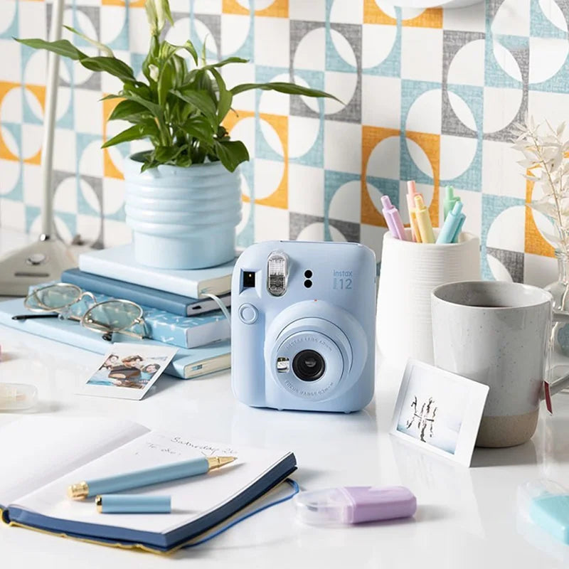 Instant Mini Film Camera with 20-Sheet Film, Shoulder Strap & Carry Bag - Instant Print Camera Gift Set