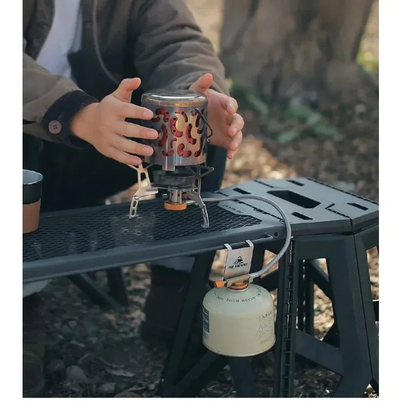 Camping Gas Canister Hanging Hook Stainless Steel Table Mount 57 x 46 mm (2.24 x 1.81 in)