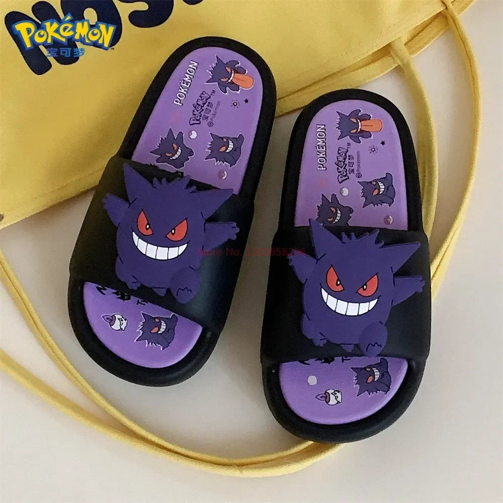 Gengar Anime Unisex Slippers — Anti-Slip Cartoon Couple House Shoes, EVA-Style Comfort