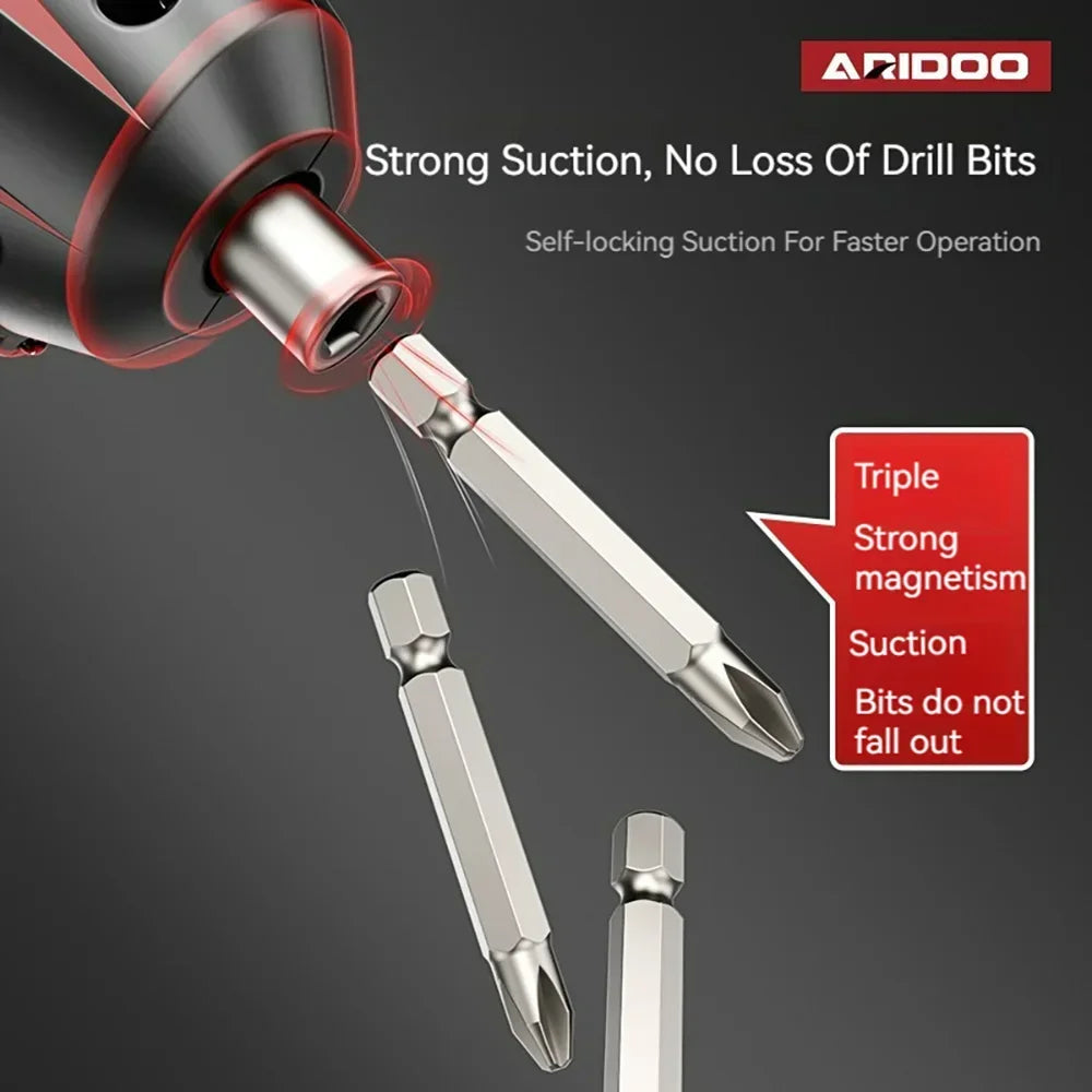 Compact Rechargeable Cordless Screwdriver — 4.2V (3.6V), 6 N·m Torque, 1300mAh, 250 RPM