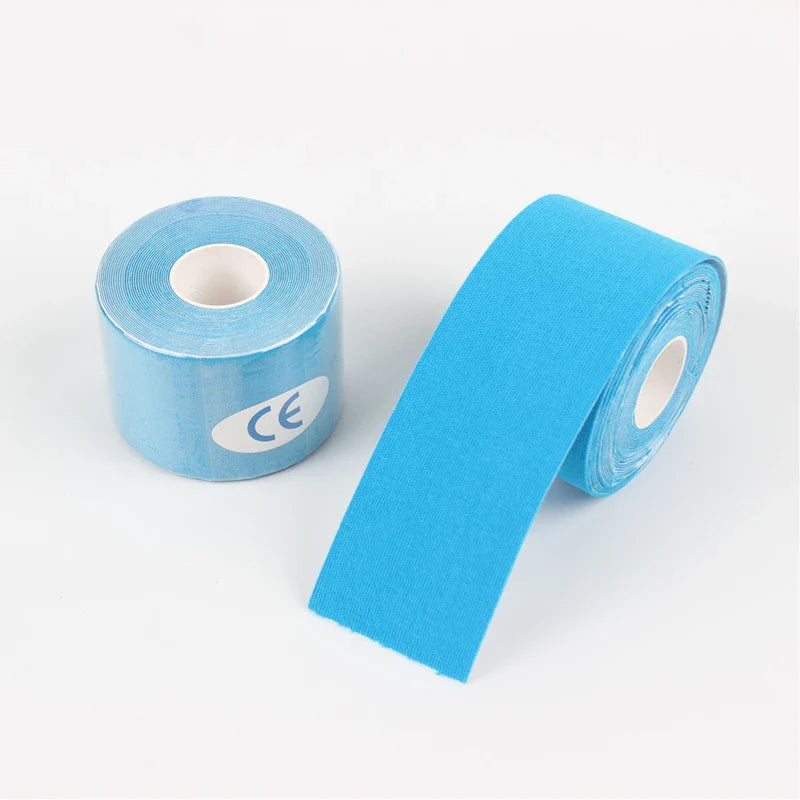 Kinesio Tape Elastic Sports Kinesiology Tape for Muscle & Knee Pain Relief - Athletic Recovery 2.5/5/7.5/10 cm (1/2/3/4 in)