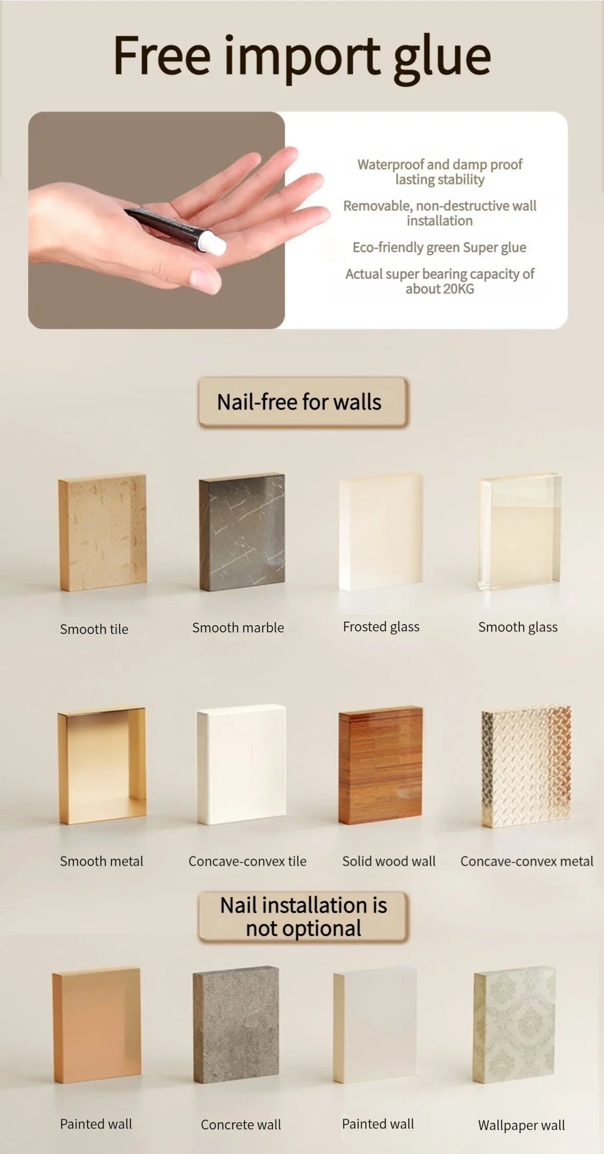 No-Drill Aluminum Toilet Paper Holder – Wall-Mounted Adhesive or Screw Tissue Rack, Rust-Resistant Bathroom Accessory