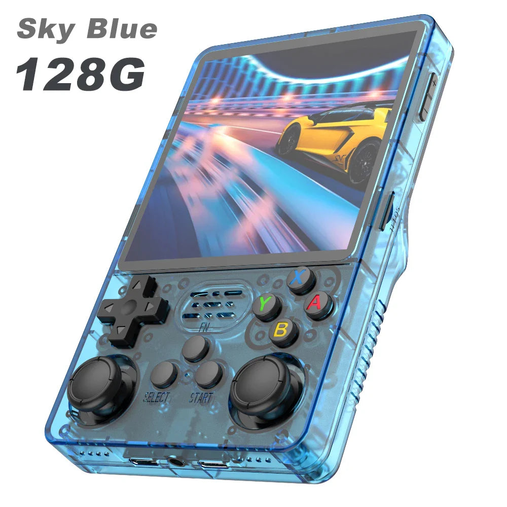 4.0-Inch IPS Retro Handheld Game Console — Linux 64-Bit, 64GB Built-In, TF Expandable to 256GB, Wi‑Fi, Type-C Portable Pocket Gaming