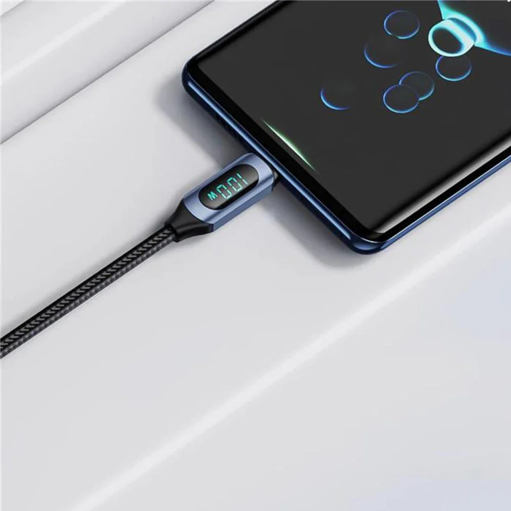 100W USB-C to USB-C PD Fast Charging Cable 1m/2m (3.3ft/6.6ft) High-Speed Data & DisplayPort Video