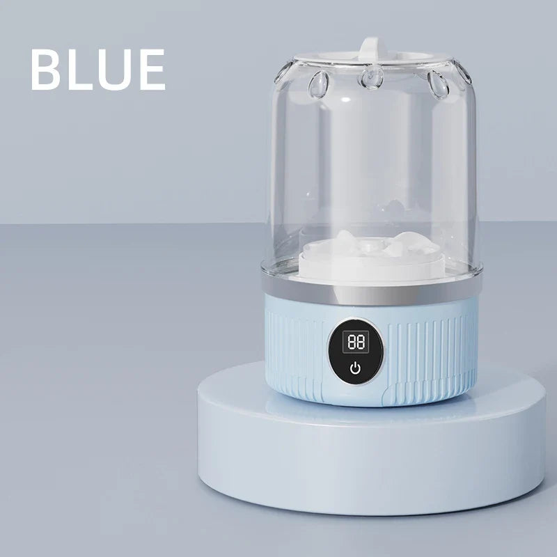 Mini Portable Electric Washer for Socks, Underwear & Pet Clothes - Wireless Rechargeable