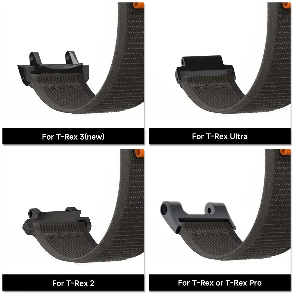 Trail Loop Nylon Strap For Huami Amazfit T-REX 3/2 Smart Watch Band Sports Bracelet For Xiaomi Amazfit T-Rex/T Rex Pro 2 Correa