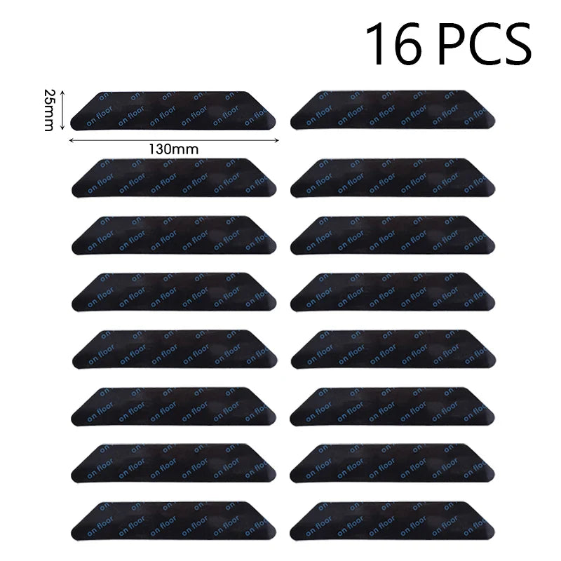 8/16-Pack Non-Slip Carpet Gripper Pads Reusable Washable Anti-Curl Rug Tape Corner Fixers