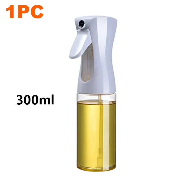Oil Spray Bottle & Oil Brush — Nebulizing Kitchen Mister, 200/300/500 ml (6.8/10.1/16.9 fl oz) for Cooking, BBQ & Baking
