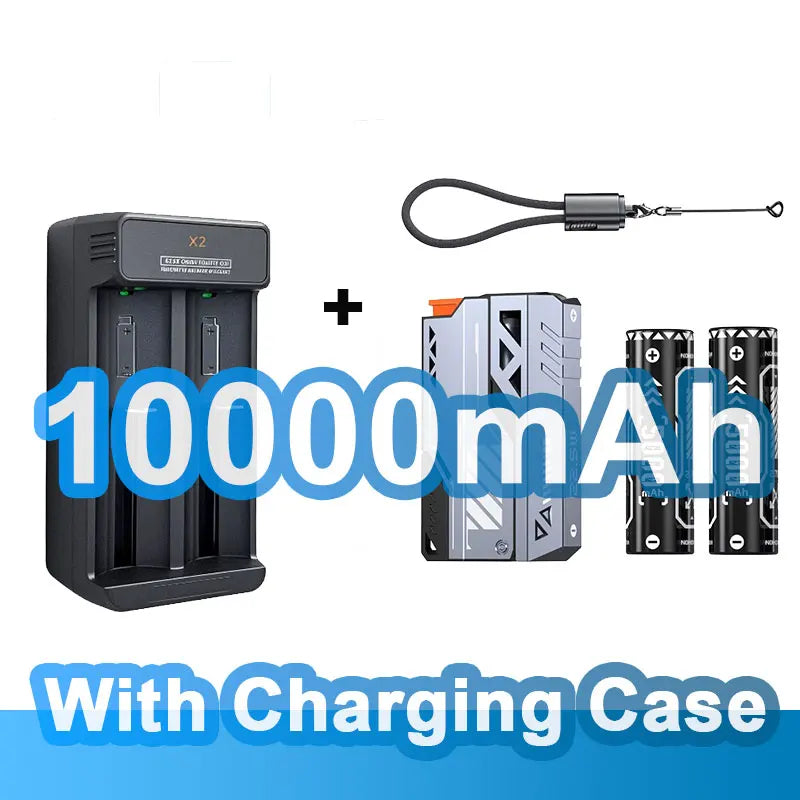 Detachable 30000mAh Power Bank — 22.5W PD Wireless Fast Charger USB-C with 21700 Replaceable Batteries