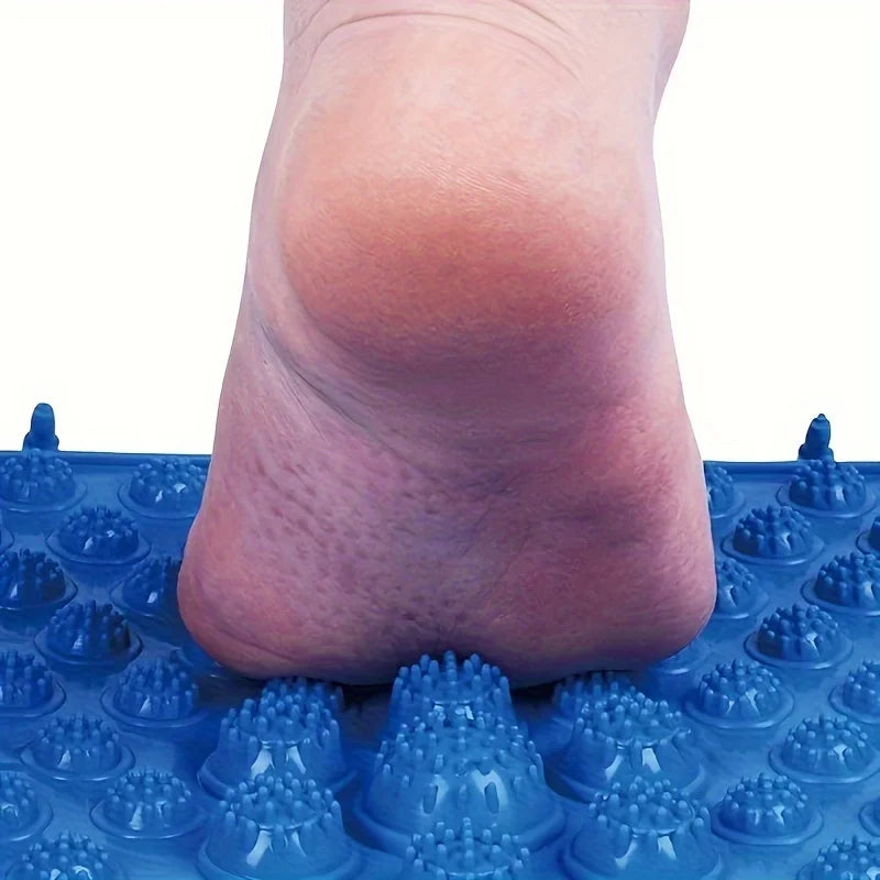 Acupressure Foot Massage Mat – Reflexology Walking Pad Toe Board, Non-Slip TPE Yoga & Bathroom Cushion