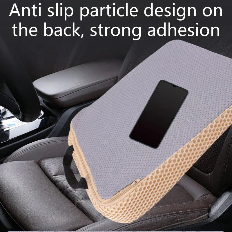 Universal Car Seat Booster Cushion – Breathable Portable Wedge Pad for Height Boost & Fatigue Relief