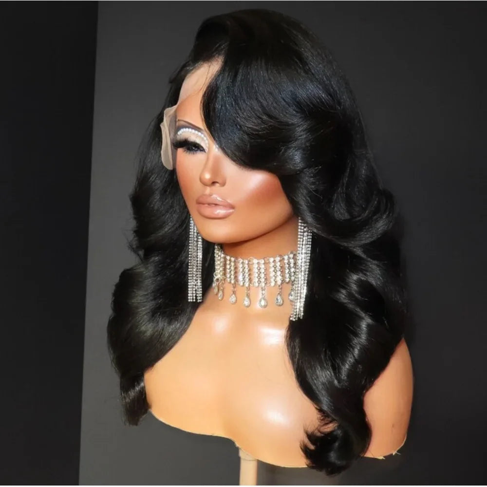 13x4 Body Wave Lace Front Wigs Human Hair Pre plucked  With Baby Hair 200 Density Glueless Human Hair Wigs For Women