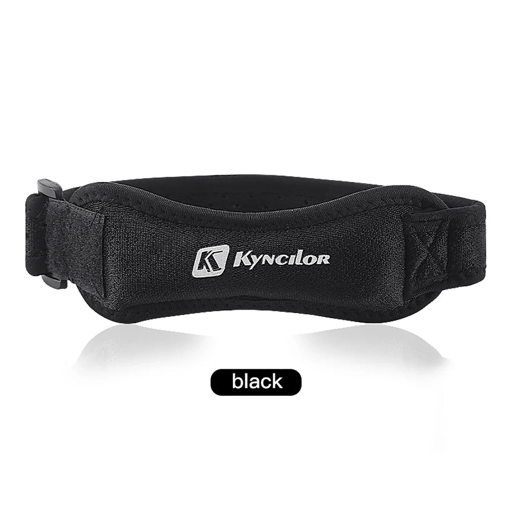 Adjustable Patella Knee Strap Silica Gel Tendon Support Band for Running, Cycling & Gym