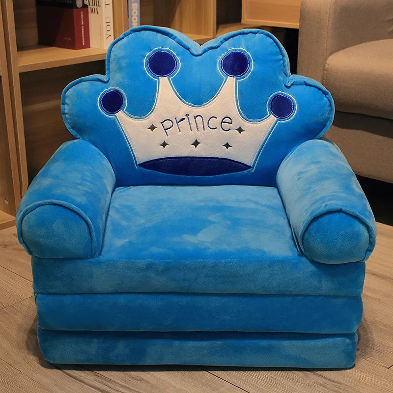 Children's Cartoon Folding Sofa Bed – Princess Toddler Convertible Chair
