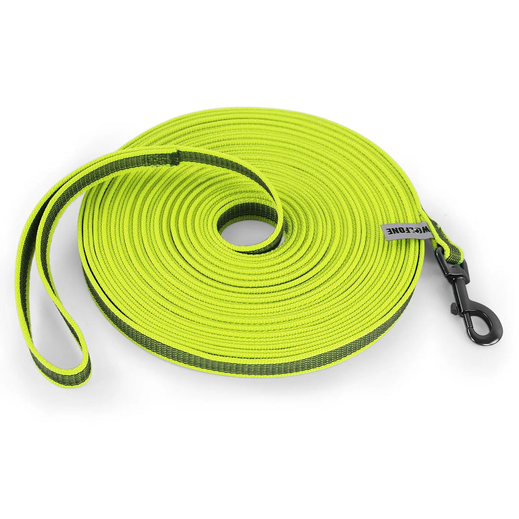 Long Dog Training Leash – 1.5m / 5m / 10m / 15m (4.9–49.2 ft) Durable Fiber Leash for Medium & Large Dogs, Personalized