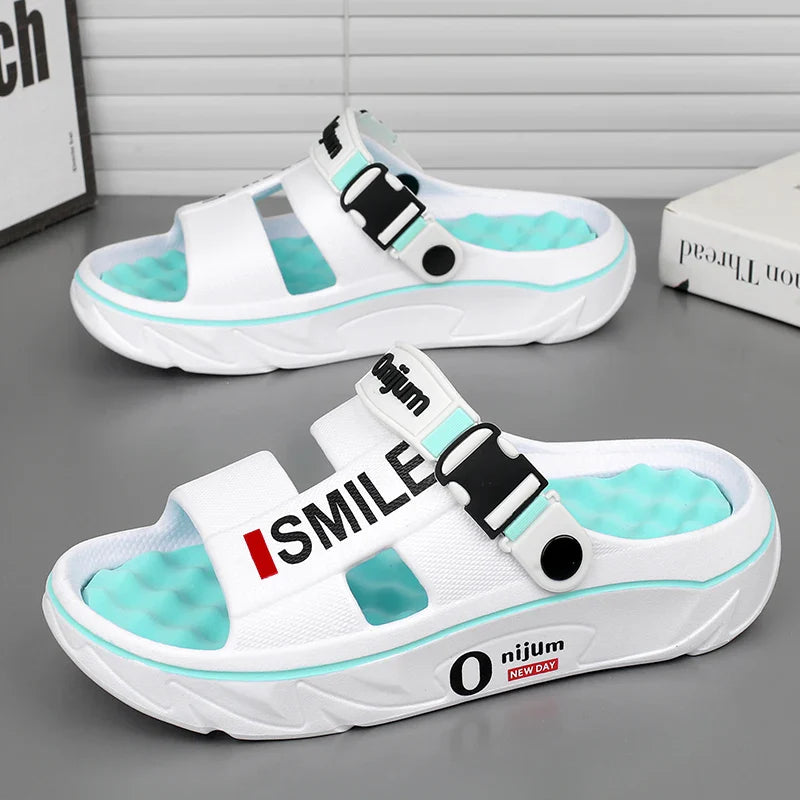 Massage Slippers Soft EVA Slides Clogs – Comfortable Indoor Outdoor Beach Sandals for Men & Women