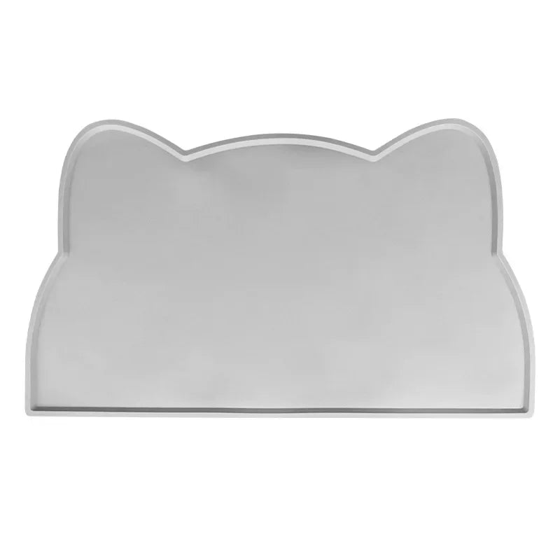 Silicone Pet Feeding Mat - Non-Slip Waterproof Anti-Spill Placemat for Dogs & Cats
