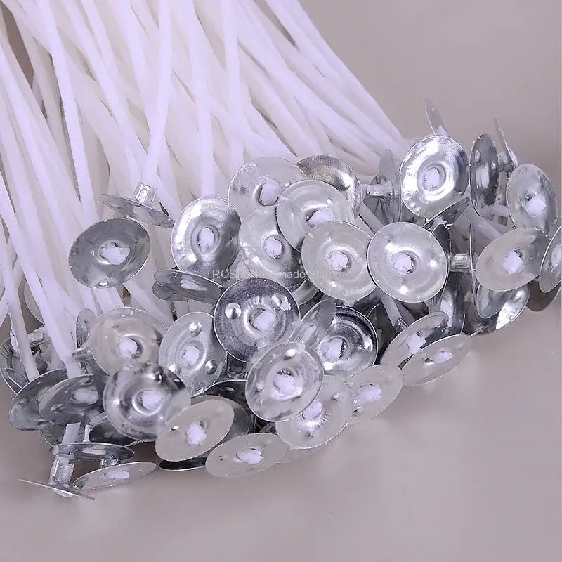 100-Pack Multi-Size Cotton Candle Wicks for Glass Bottle & Aromatherapy DIY Candle Making