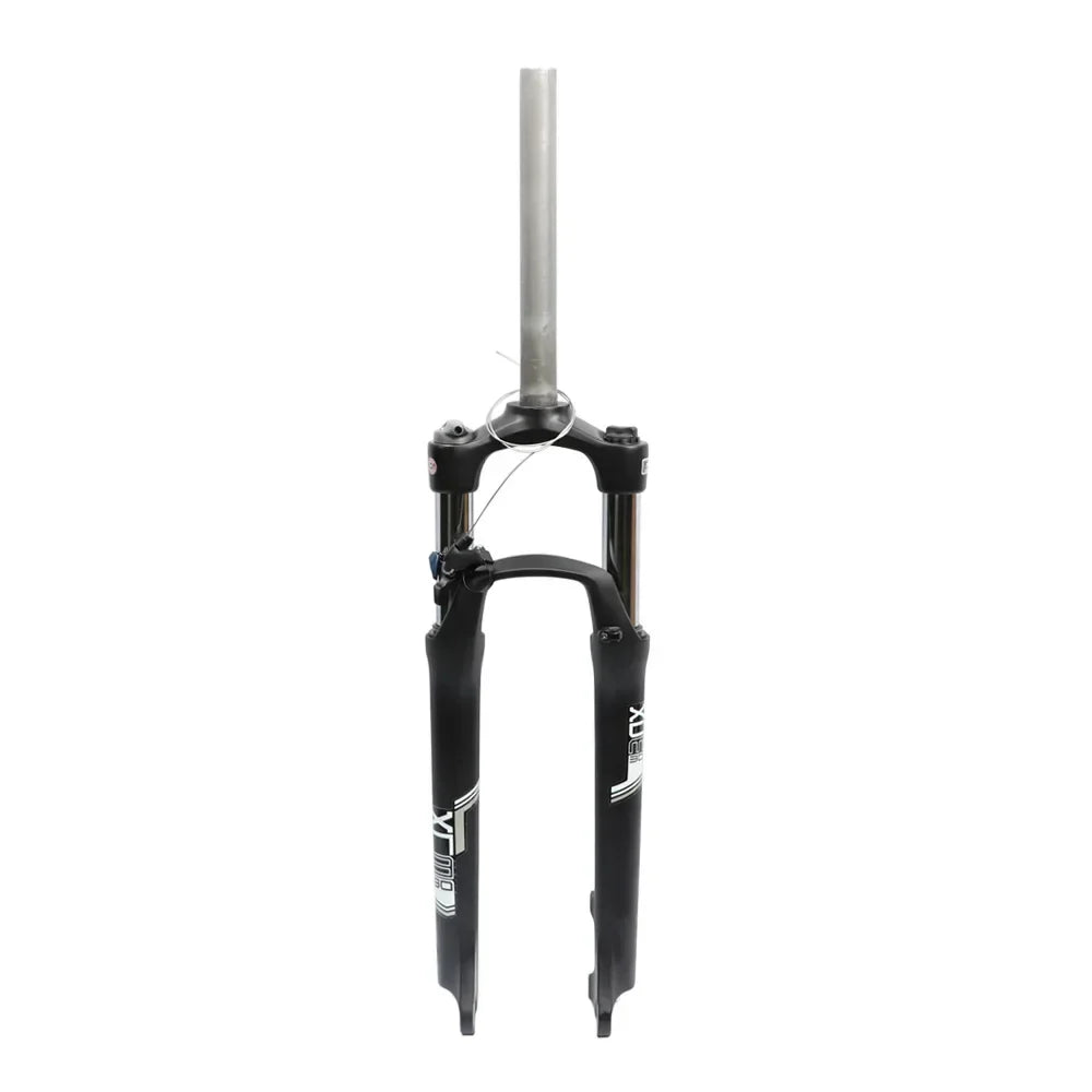Mountain Bike Suspension Fork 26/27.5/29 Inch 100mm Travel Spring-Oil Front Fork Compatible with Disc Brakes