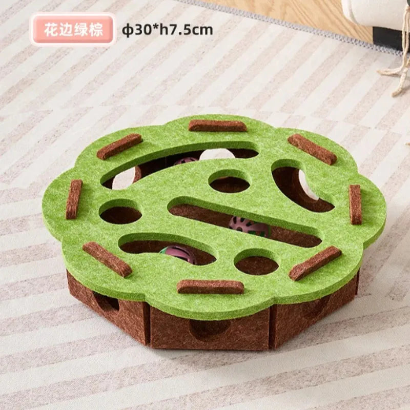 Indoor Sisal Cat Scratching Post — Interactive Kitten Toy & Playhouse for Exercise