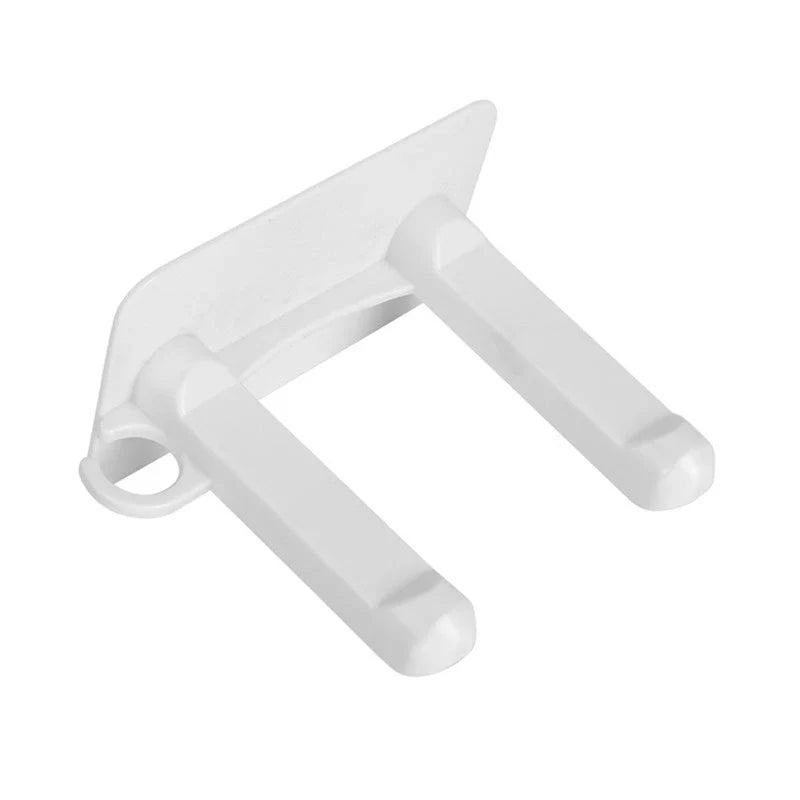 Wall-Mounted Hair Dryer Holder Stainless Steel Spiral Stand – Nail-Free Adhesive, 12 x 10 cm (4.72 x 3.94 in)