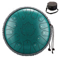 Steel Tongue Drum 13-Inch (32 cm) 15-Note C Scale Handpan-Style Percussion with Mallets & Carry Bag