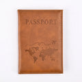 Colorful PU Passport Holder - Travel Passport Cover with ID & Card Slots